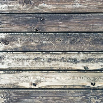 Old wood planks texture. Vintage weathered wooden background.