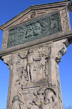 The Johannisfriedhof is located in the St. Johannis district of Nuremberg. Adam Kraft's first station of the cross was built in 1506-1508.