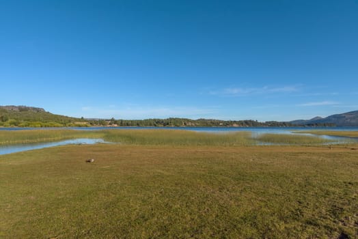 landscape at Alumine Lake, Villa Pehuenia, Argentina