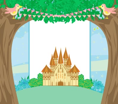 Magic FairyTale Princess Castle card