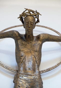 Jesus on the cross, church of St. John in Piflas, Germany