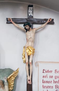 Crucifixion, Maria Vesperbild Church in Ziemetshausen, Germany