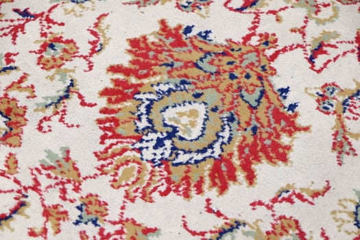 Handmade woven rug, oriental craft