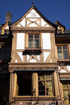 Half-timbered old house in Miltenberg, Germany