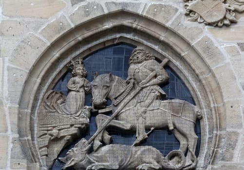 Saint George, Collegiate Church of St. George in Tubingen, Germany