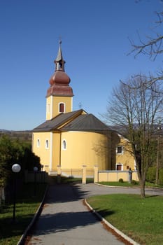 Saint Anne's Church in Rozga, Croatia