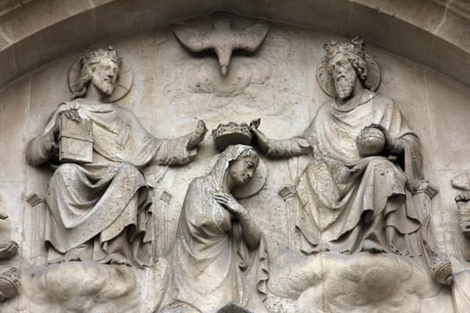 The Coronation of the Blessed Virgin Mary, Saint-Bernard de la Chapelle Church, Paris