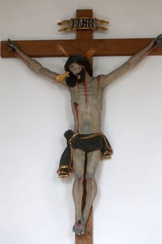 Crucifixion, church of St. Clement in Primisweiler, Germany