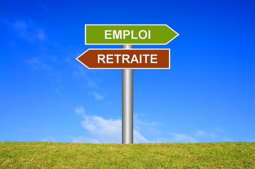 Signpost: Emploi Retraite