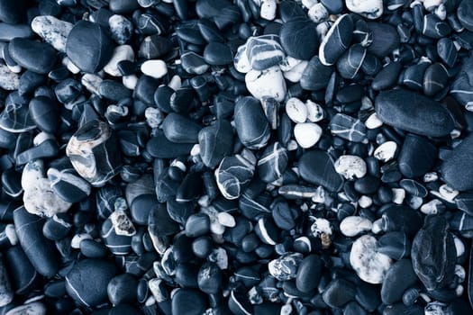 Abstract background with round peeble stones