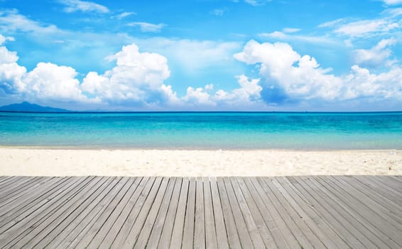 beach and tropical sea