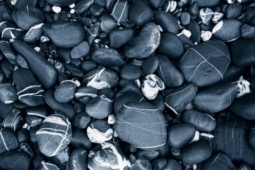 Abstract background with round peeble stones