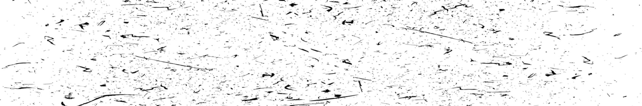 Grunge black lines and dots on a white background - Vector illustration