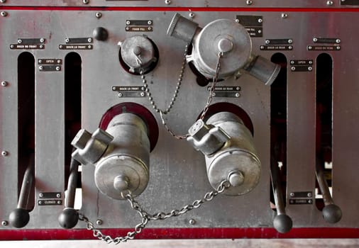valve main control Fire truck car firefighter rescue