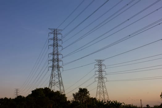 Electricity post in thailand