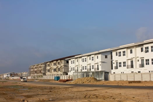 the new condo development construction building Apartment