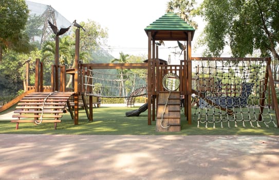 children Stairs Slides exercise equipment in garden