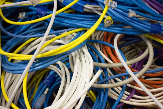 Ethernet line cable connection