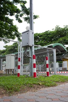 poles Rounding defense steel  safety