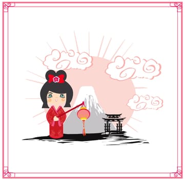 Mid-Autumn Festival for Chinese New Year - decorative card