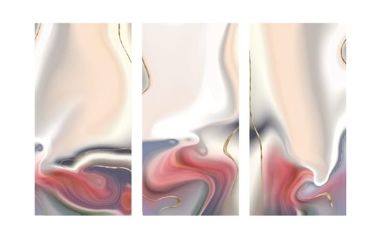 Pastel fluid marble agate pattern, texture, abstract background. Set different design. Modern colourful trendy background. Wave colour Liquid shape. Abstract design. Illustration