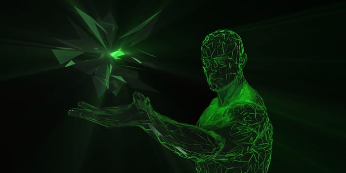 Science Background New Discovery Concept Abstract Art