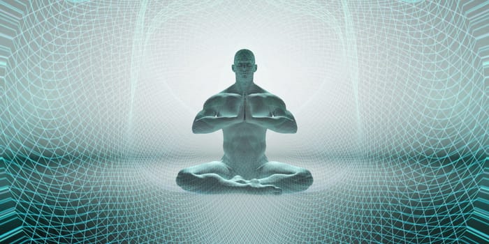 Spiritual Growth Holistic Healing Abstract Background Wallpaper