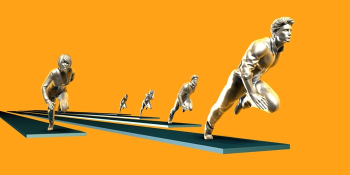 Business People Success Achievement as a Concept