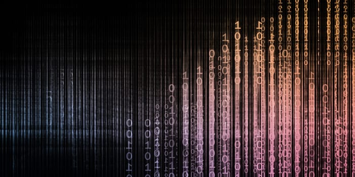 Abstract Technology Concept as an Digital Internet Network