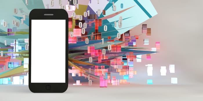 Smartphone Advertising Template Copy Space App
