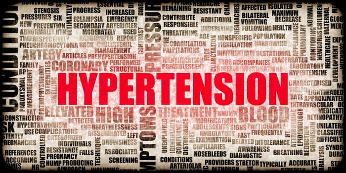 Hypertension High Blood Pressure HBP Medical Illness Concept