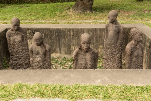 Slave Market Memorial in Stone Town on Zanzibar Island - Tanzania.