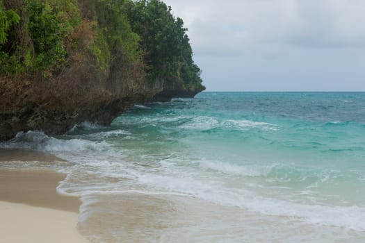 The Indian ocean, the turquoise water. Travel to Zanzibar, Africa.