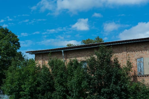 Old industrial building of the former GDR. Former VEB operations