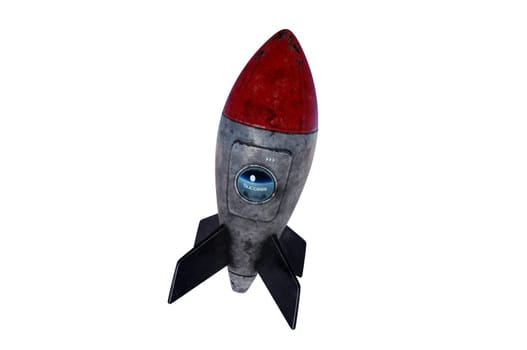 Rocket, icon. 3D illustration  , Concept Star up , SUCCESS