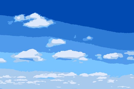 Low Angle View Of Clouds In Blue Sky