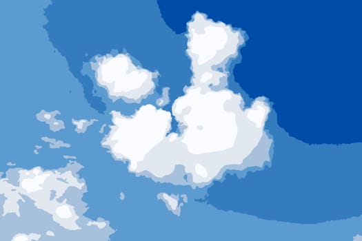 Low Angle View Of Clouds In Blue Sky