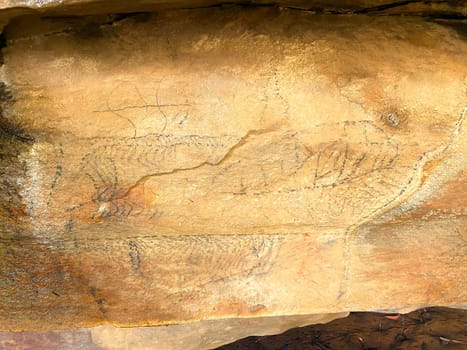 Australian Aboriginal Artwork in a cave