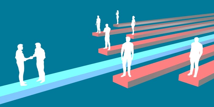 Business Growth Progress and Success and Corporate Background