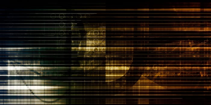 Brain Computer Interface with Square Digital Art Blocks