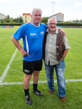GDR Footballer Wolfgang Seguin and Wolfgang Steinbach  1.FC Magdeburg