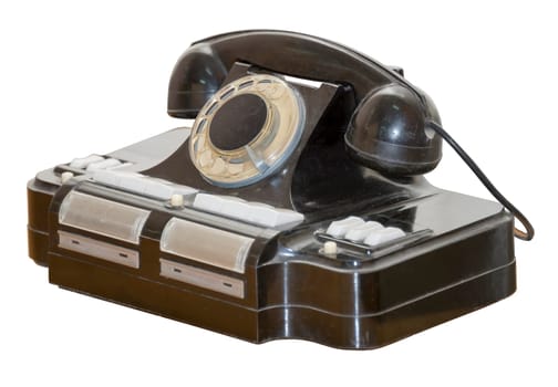 Office phone 50s-is isolated on the white