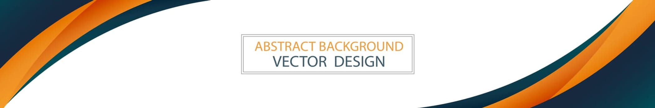 Abstract web template black and orange lines on white background - Vector illustration