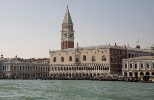 View of the Piazza San Marco from the boat. Venice. Italy