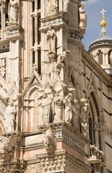 Siena Cathedral, dedicated to the Assumption of the Blessed Virgin Mary .Siena. Italy.