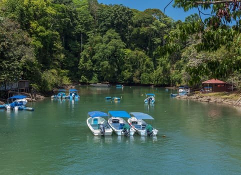small marina at Drake Bay, Costa Rica