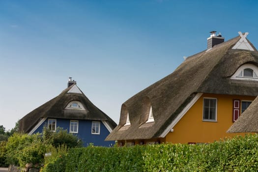 Detail of a house on the Fischland-Darß