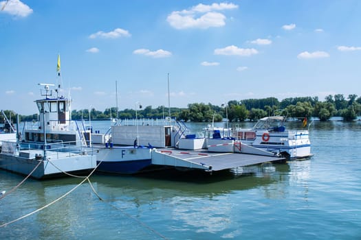 Scenic view of sail boat details