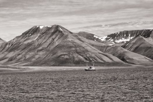 Spitsbergen, fishing boat