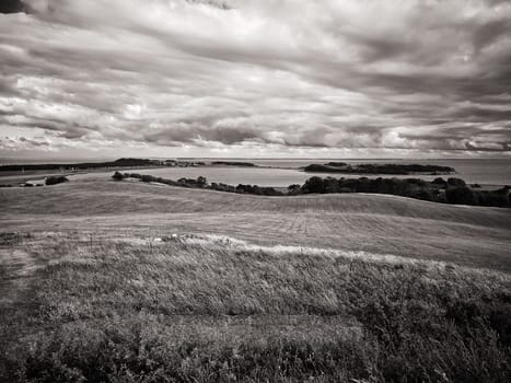 landscape near Groß Zicker, Ruegen island, Germany